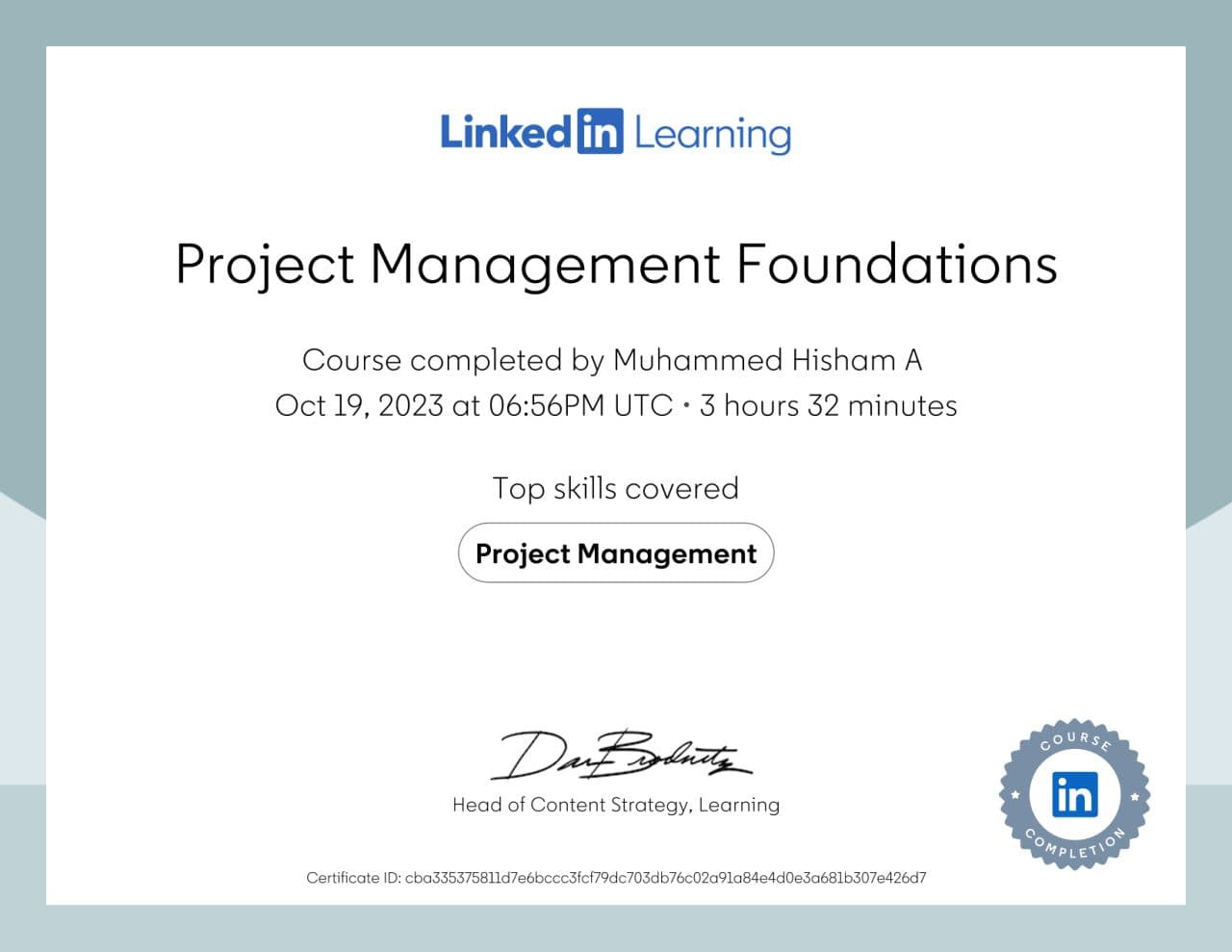 ProjectManagement-LinkedIN